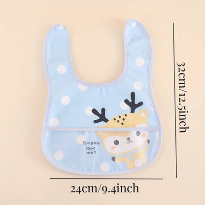 Soft Washable Baby Drool Bibs Set of 5