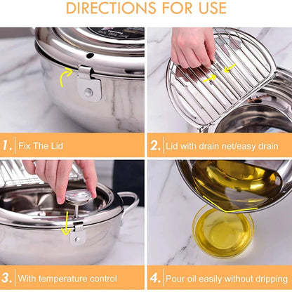 Deluxe Deep Fryer with Temperature Control