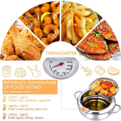 Deluxe Deep Fryer with Temperature Control
