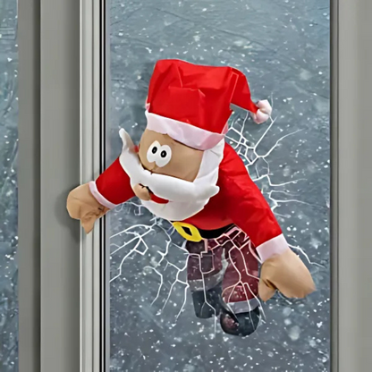 Fun Christmas Window Sticker Santa Reindeer Decor