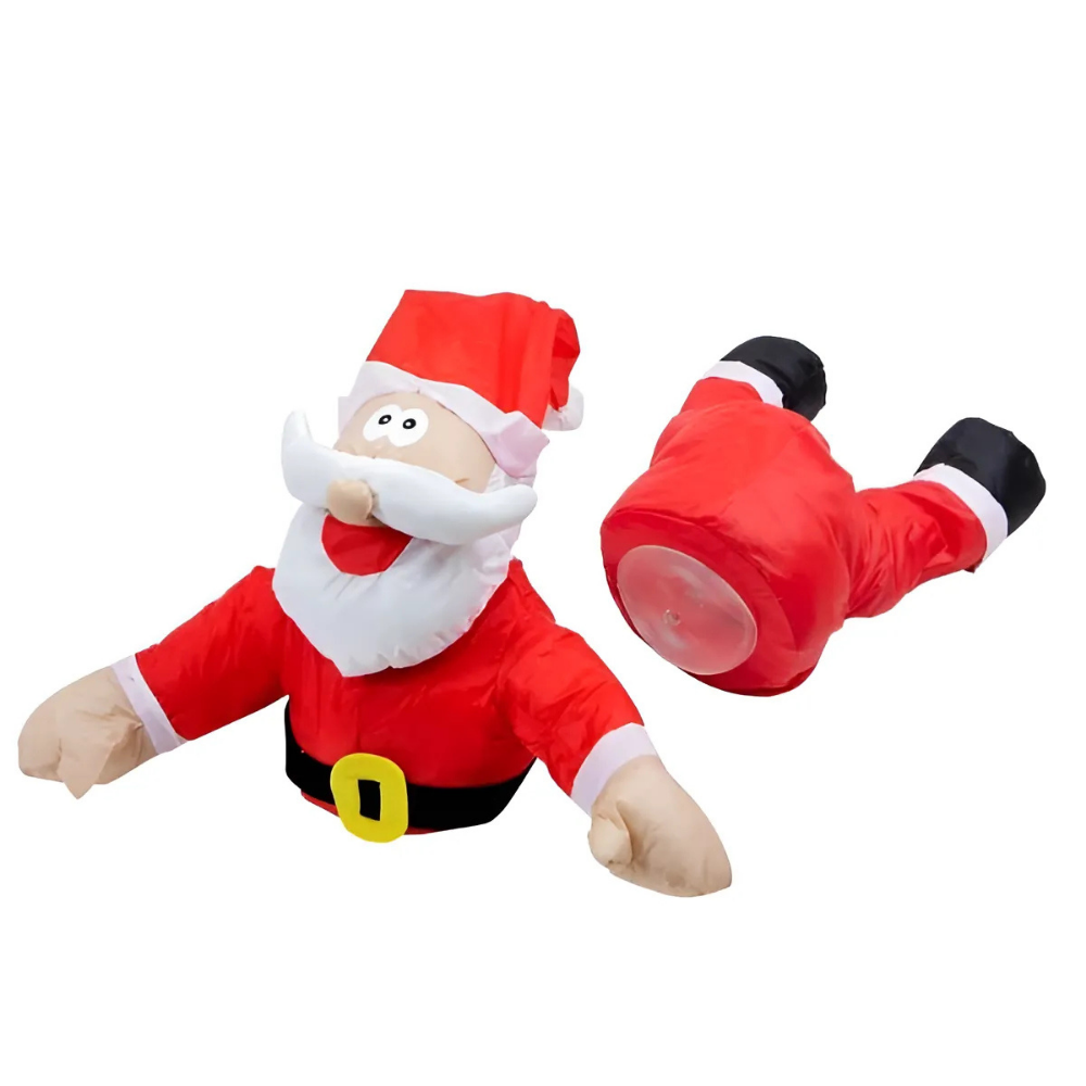 Fun Christmas Window Sticker Santa Reindeer Decor - Befez