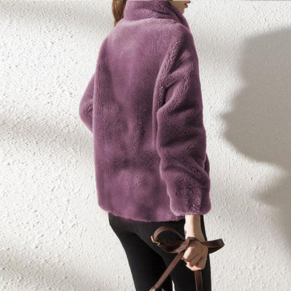 Warm Faux Fur Padded Coat