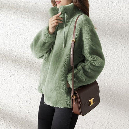 Warm Faux Fur Padded Coat