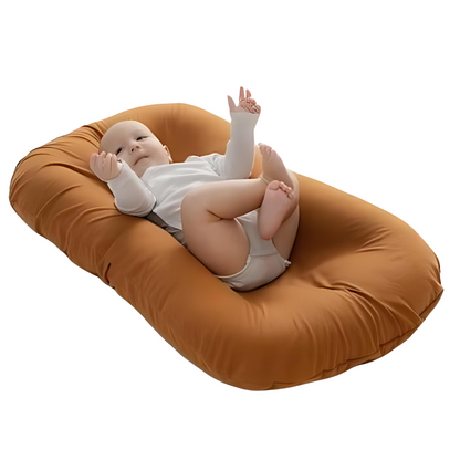 Cozy Baby Lounger | Large Soft Cotton Nest Bed