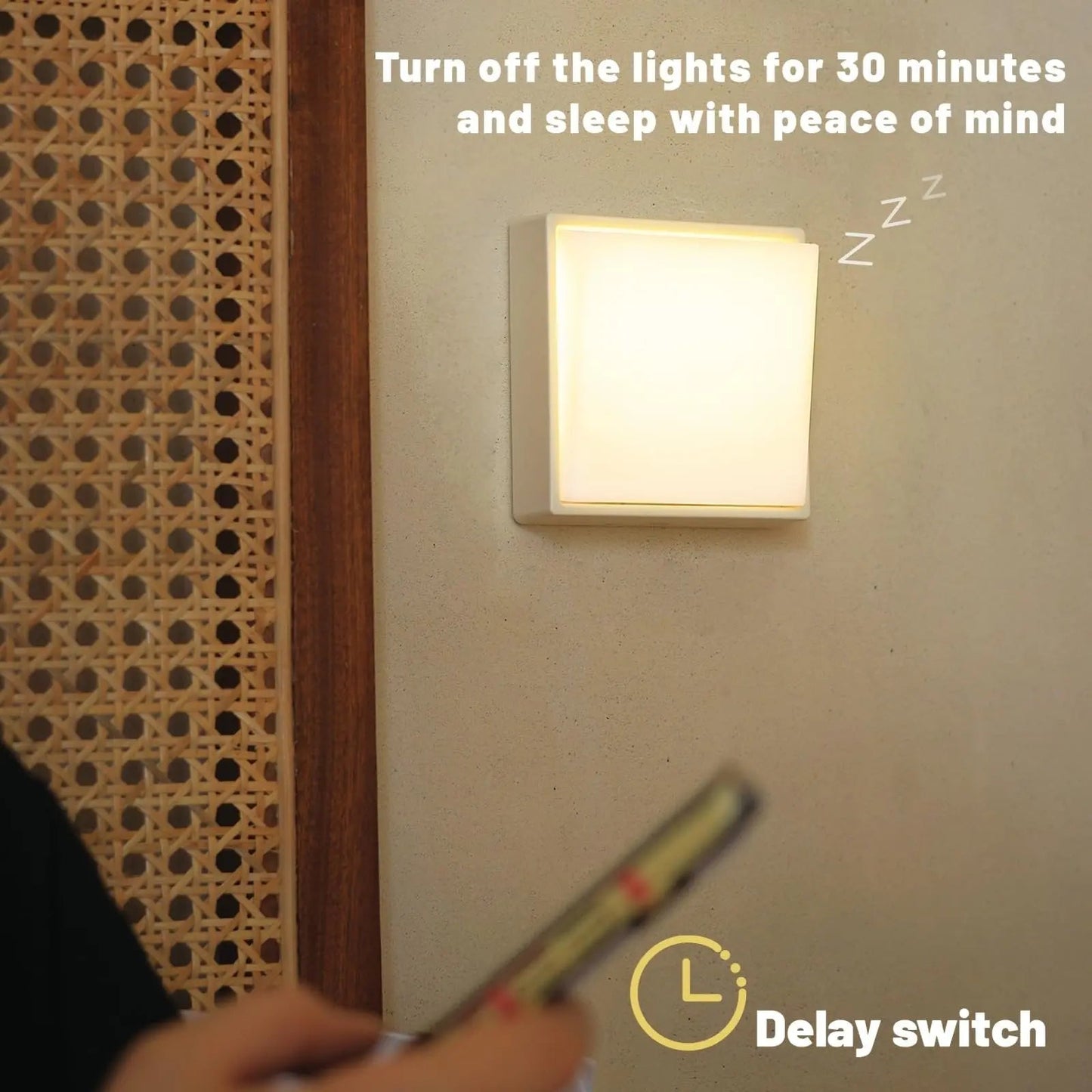 Portable Rechargeable LED Night Lamp with Timer