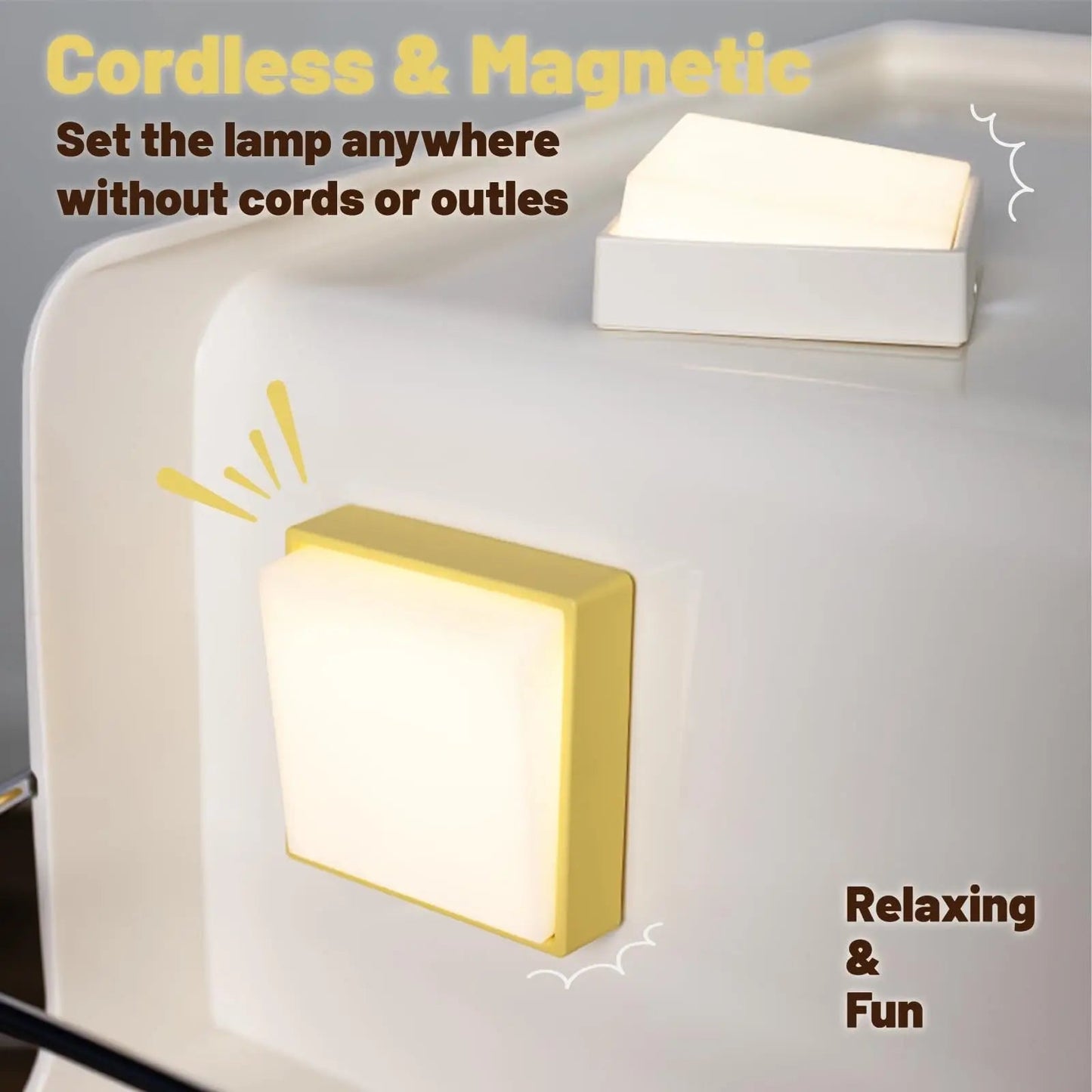 Portable Rechargeable LED Night Lamp with Timer