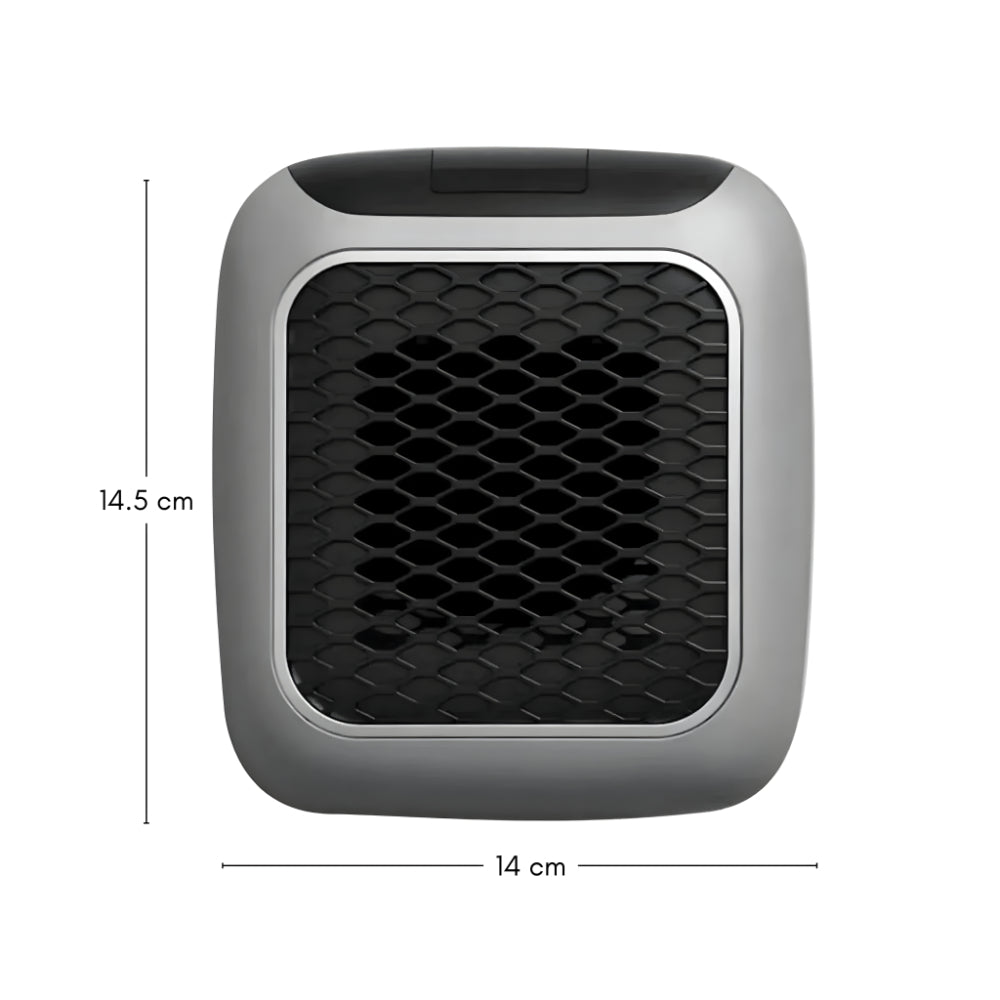 Compact Ceramic Electric Space Heater with Thermostat