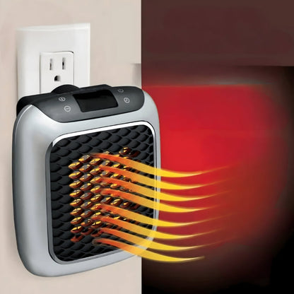 Compact Ceramic Electric Space Heater with Thermostat