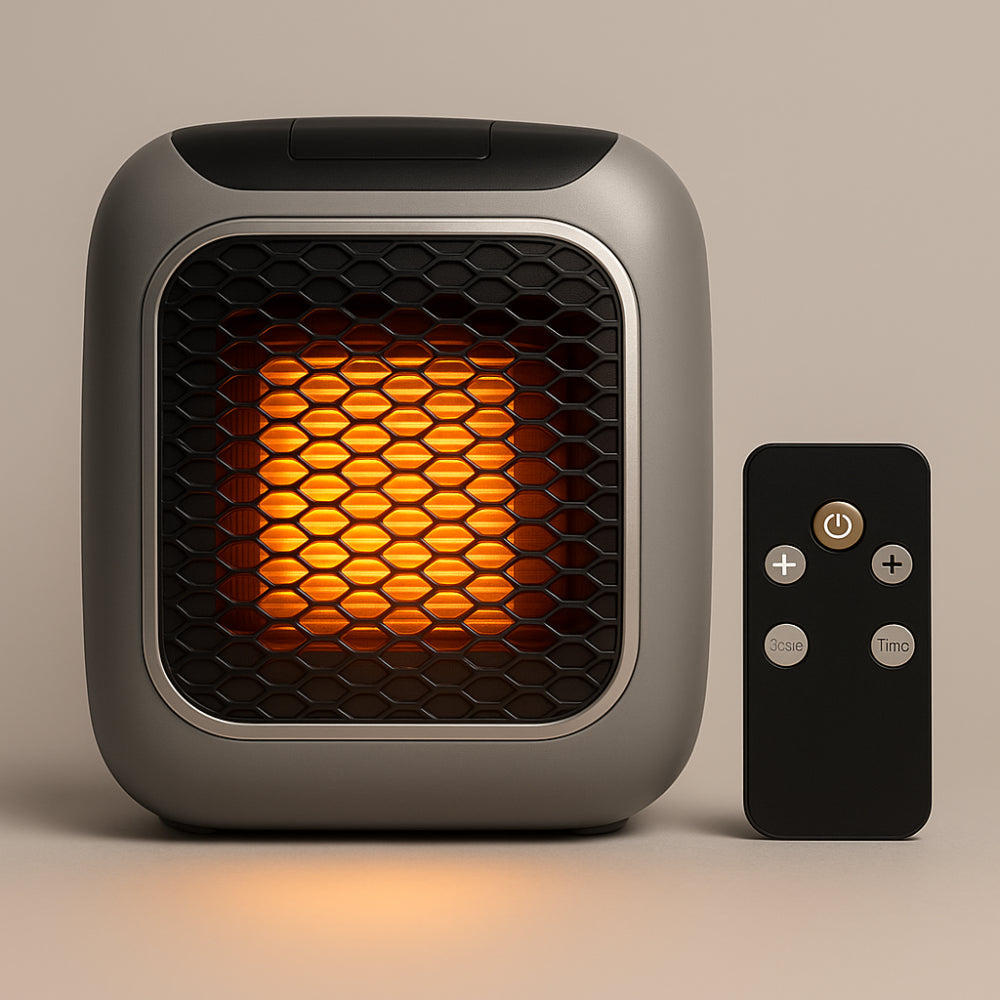 Compact Ceramic Electric Space Heater with Thermostat - Befez