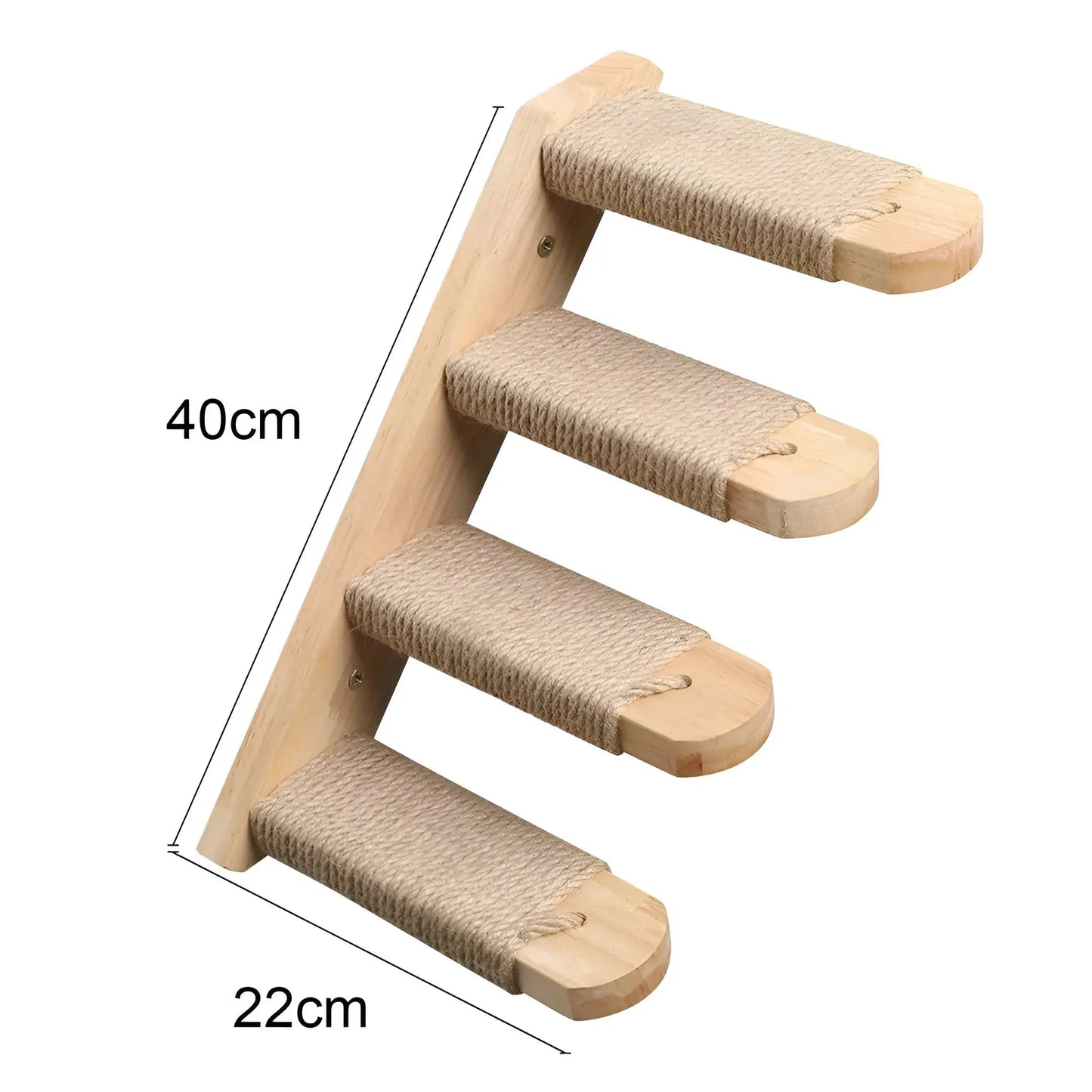 Cat Tower Wall Shelf with Scratch Pad