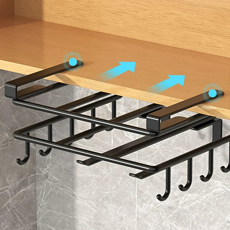 Space Saving Kitchen Hang Organizer - Easy No Drill Install