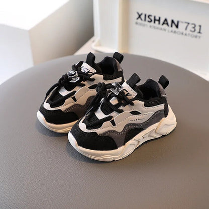 Comfy Kids Running Shoes Mesh Breathable Sneakers