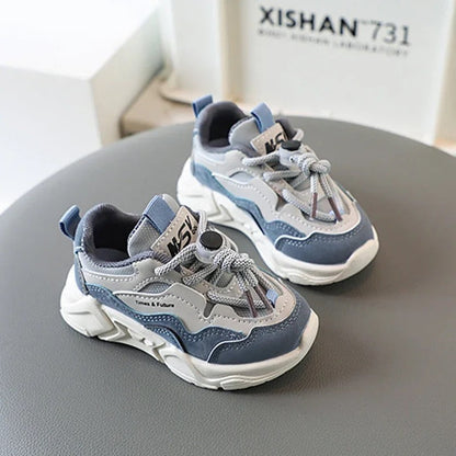 Comfy Kids Running Shoes Mesh Breathable Sneakers
