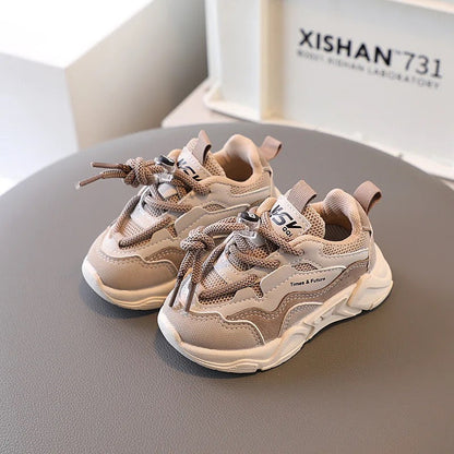Comfy Kids Running Shoes Mesh Breathable Sneakers
