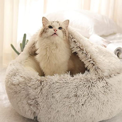 Pet Wicker Bed Basket for Cats and Dogs