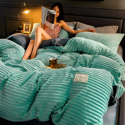 Cozy Plush Flannel Bedding Set - Befez
