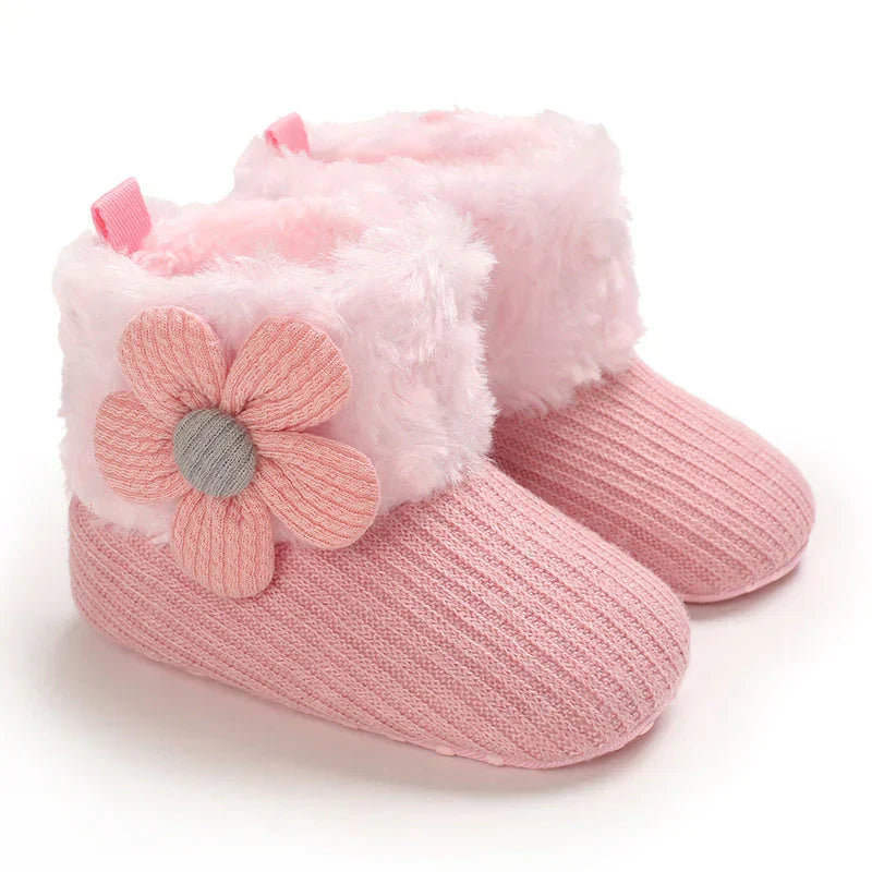 Cozy Baby Snow Boots - Soft Plush Non Slip Footwear