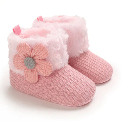Cozy Baby Snow Boots - Soft Plush Non Slip Footwear