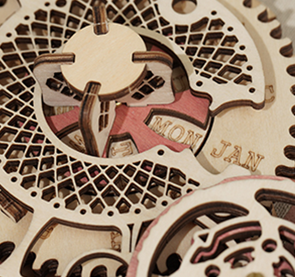 Astronomical Wall Clock Calendar