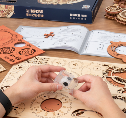 Astronomical Wall Clock Calendar