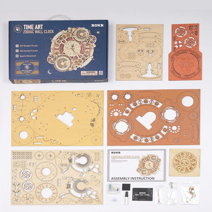 Astronomical Wall Clock Calendar