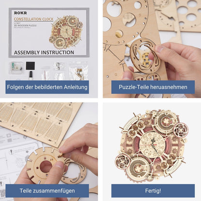Astronomical Wall Clock Calendar