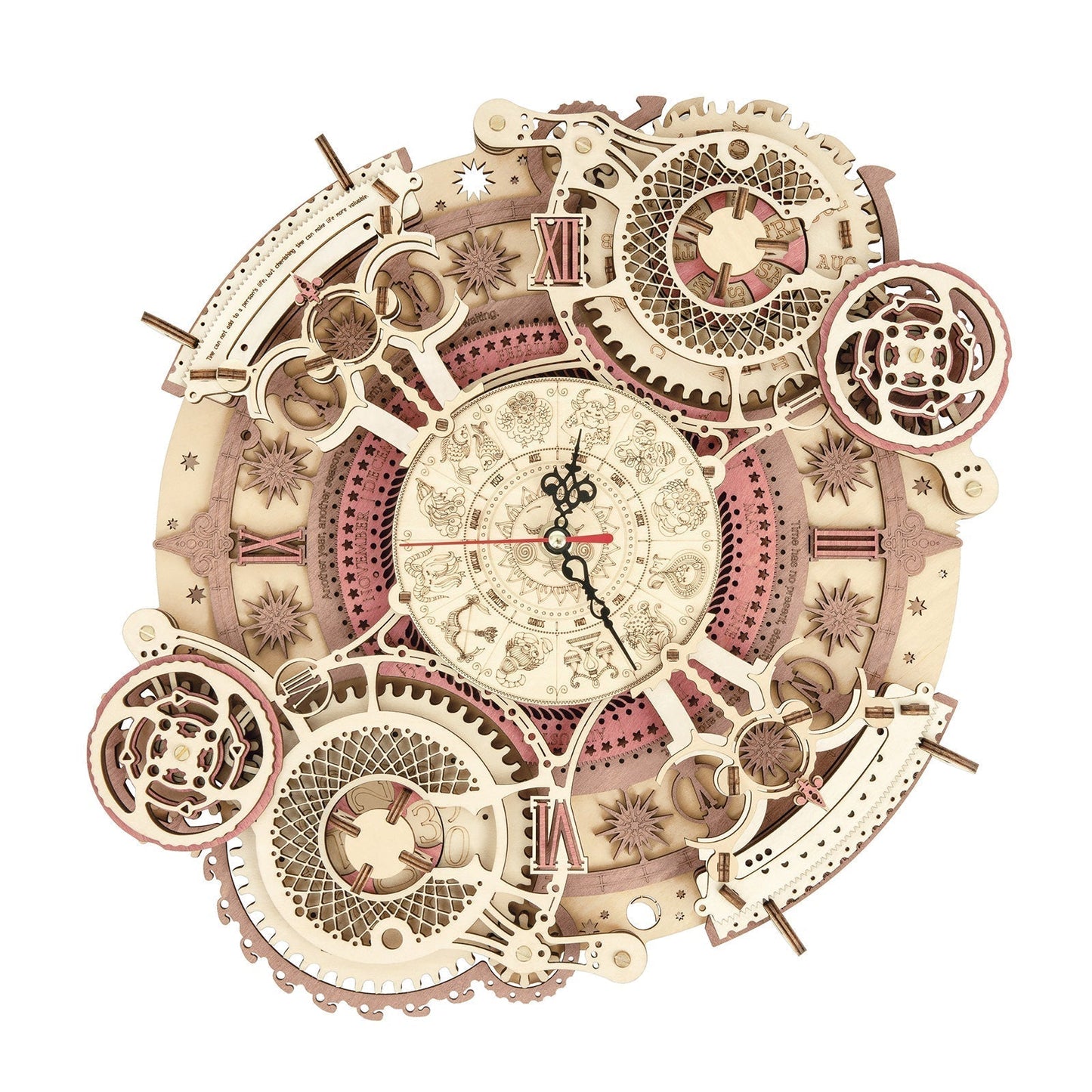 Astronomical Wall Clock Calendar