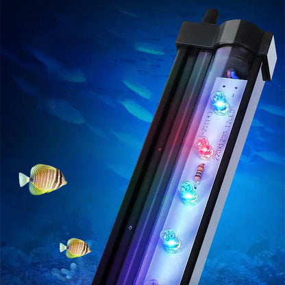 Colorful LED Aquarium Air Bubble Lamp