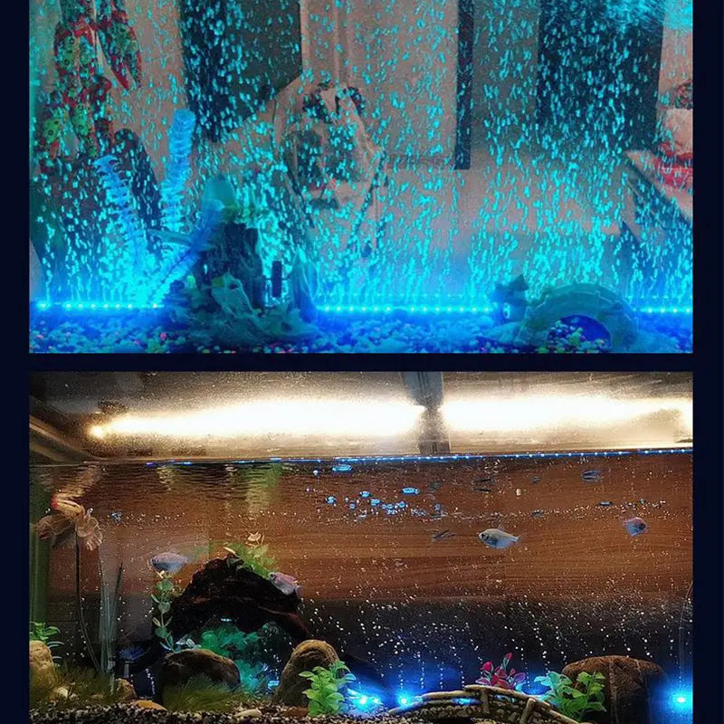 Colorful LED Aquarium Air Bubble Lamp