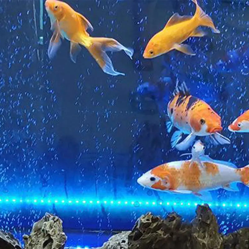 Colorful LED Aquarium Air Bubble Lamp