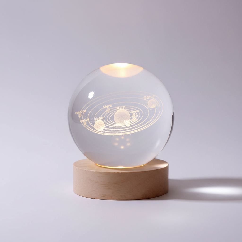 Personalized LED Table Lamp Star Design