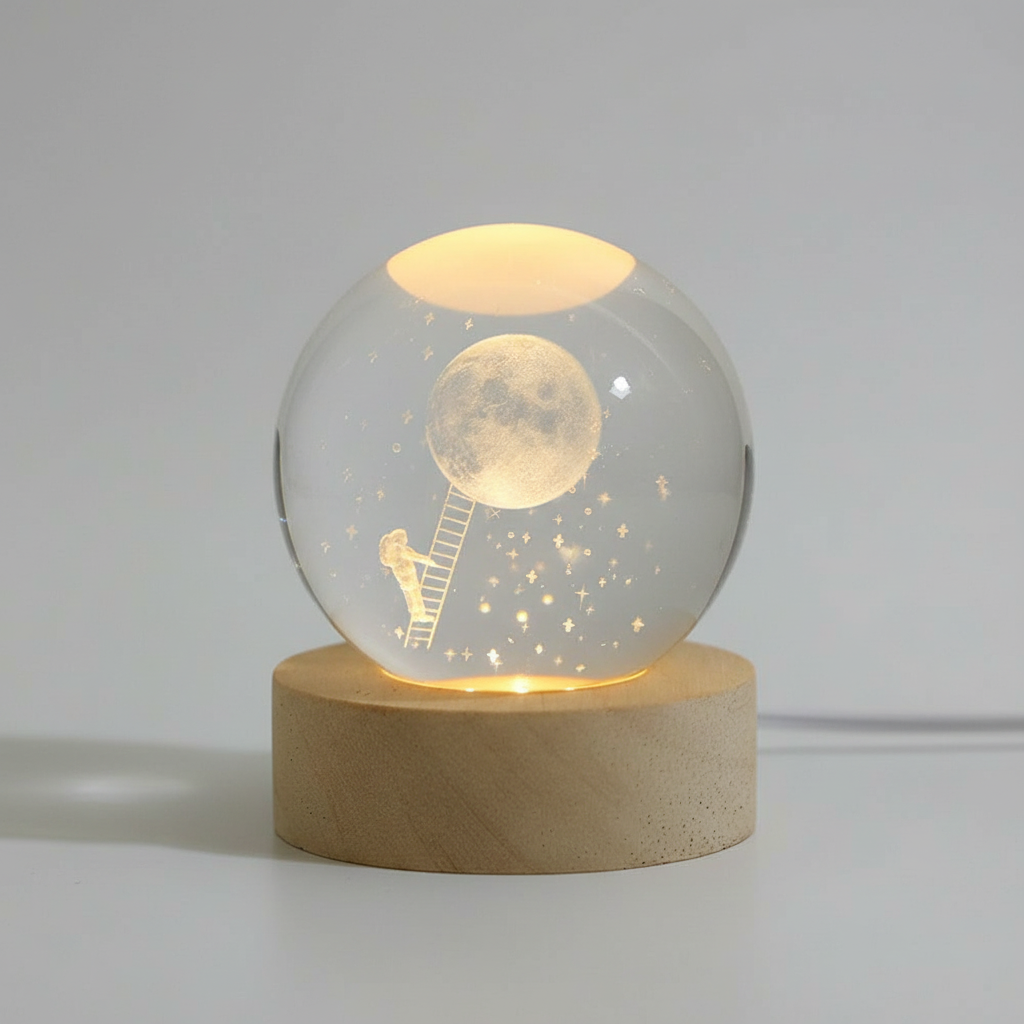 Personalized LED Table Lamp Star Design