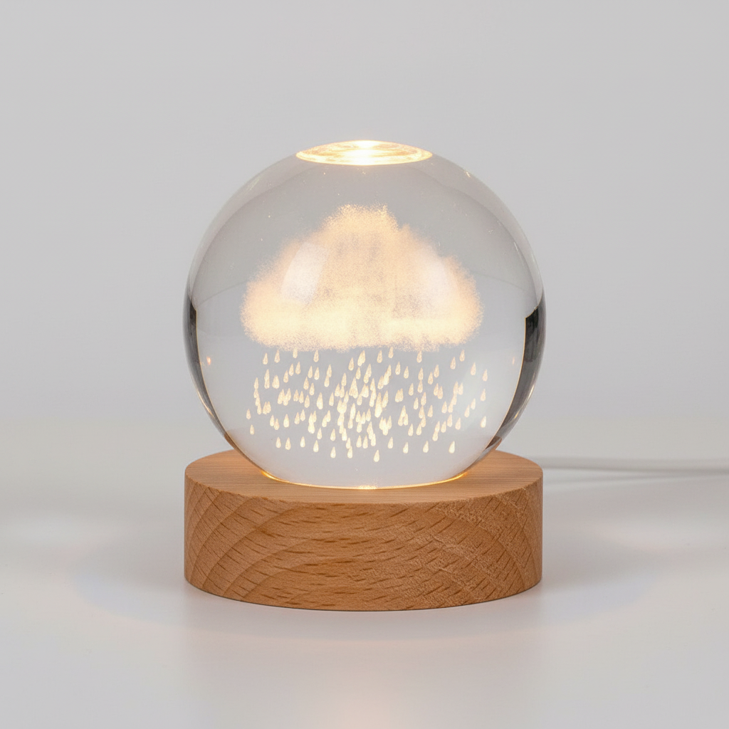 Personalized LED Table Lamp Star Design