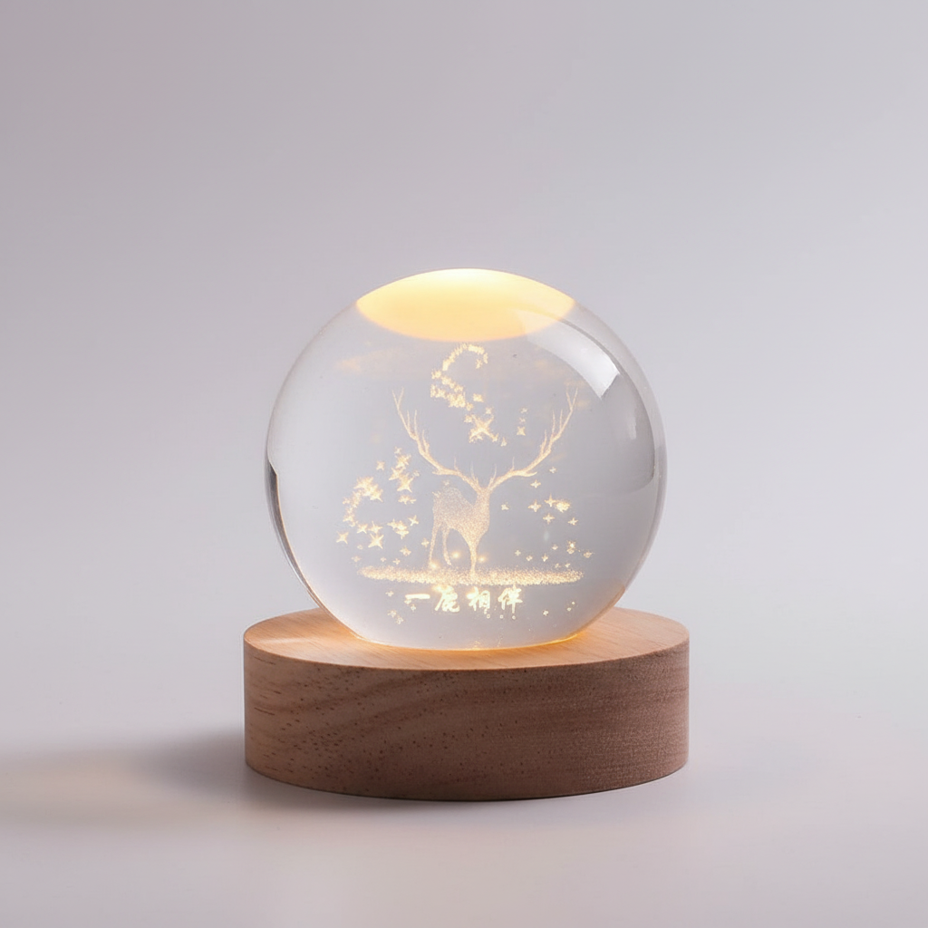 Personalized LED Table Lamp Star Design
