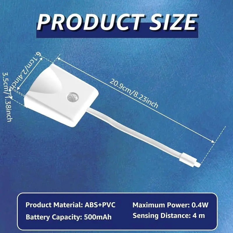 Automatic LED Bathroom Night Light with Motion Detector