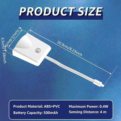 Automatic LED Bathroom Night Light with Motion Detector