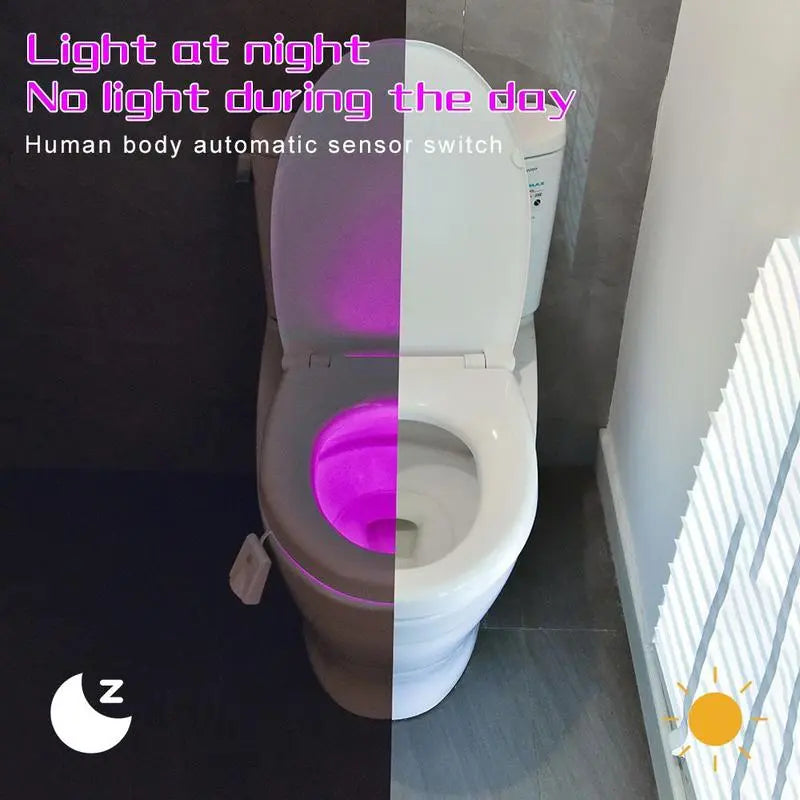 Automatic LED Bathroom Night Light with Motion Detector