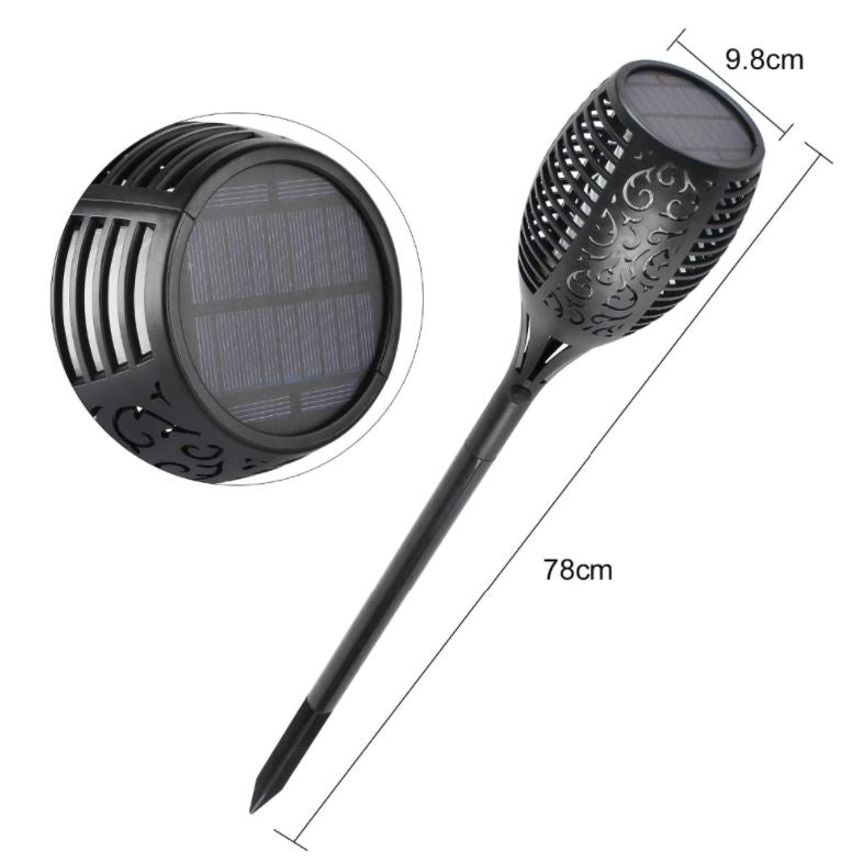 Bright Solar Powered Garden Lights Set of 4