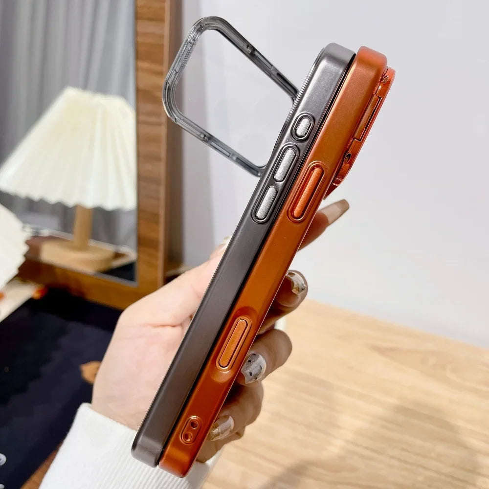 Slim Protective Case with Adjustable Camera Stand for iPhone 17
