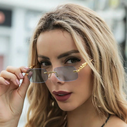 Trendy Leopard Print UV Sunglasses