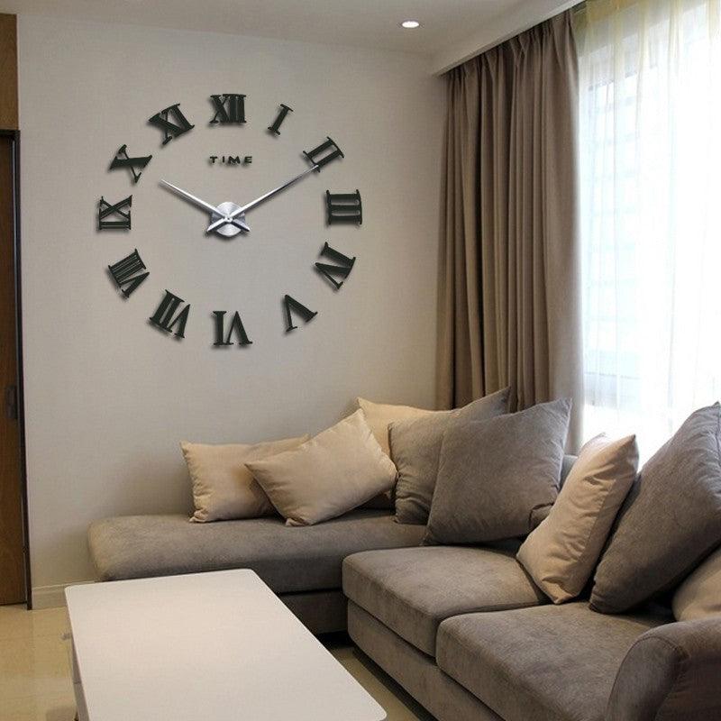 Classic White Wooden Wall Clock