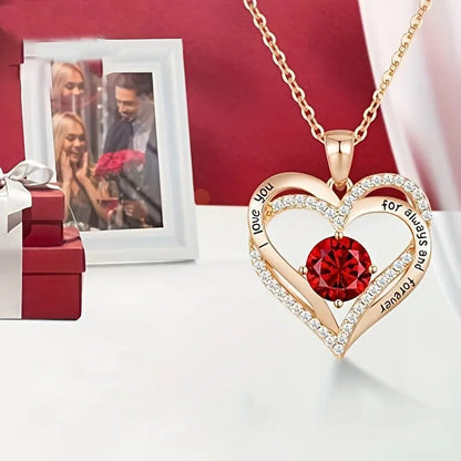 Beautiful Rose Pendant Necklace Gift Set
