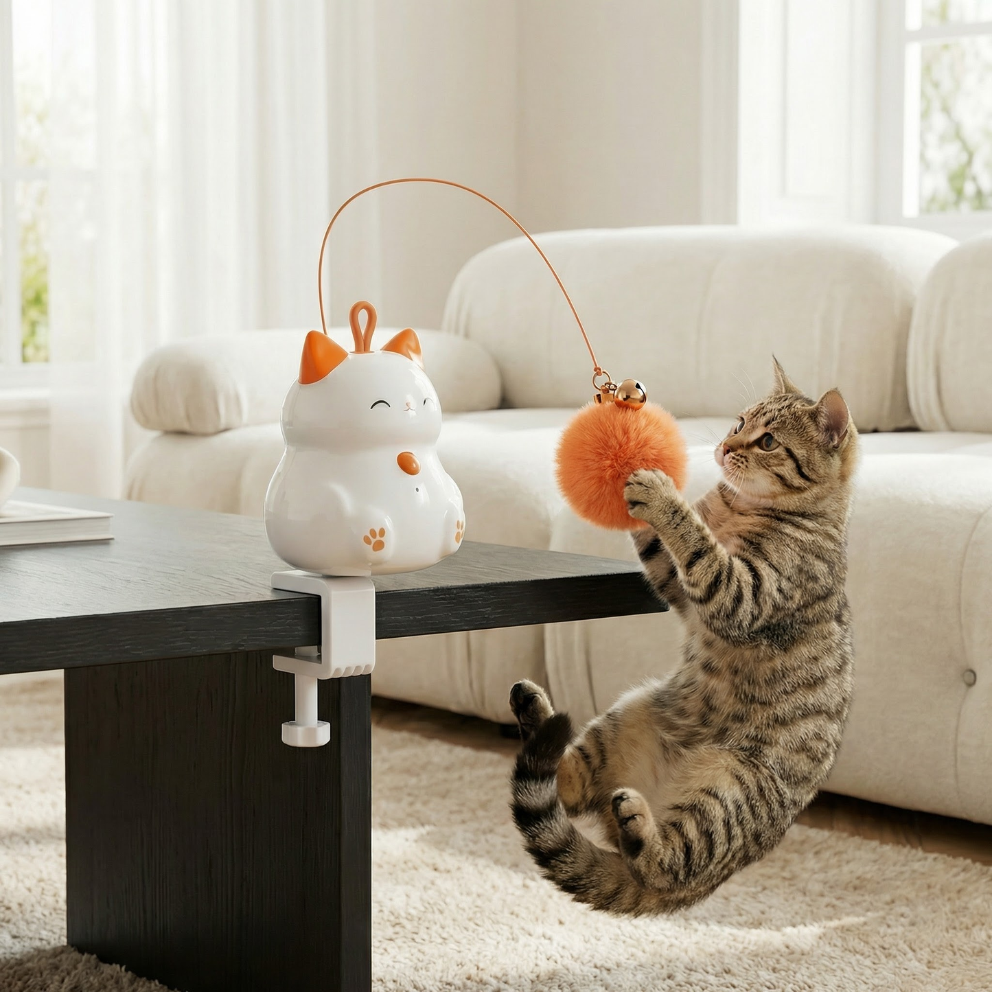 Fun Interactive Cat Toy with Moving Ball - Befez