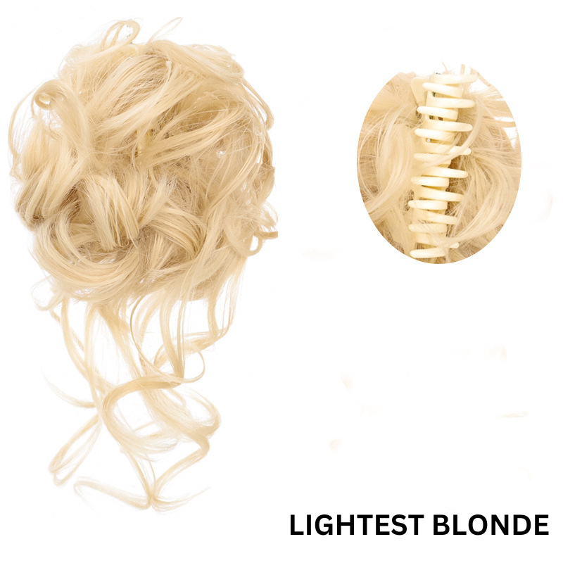 Easy Bun Hair Clip for Curly Hair Natural Look