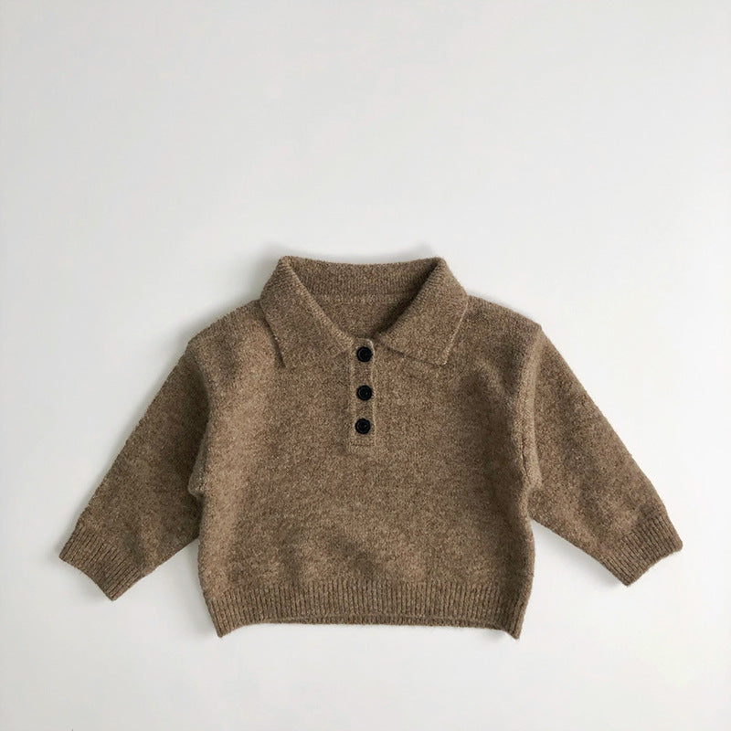 Cozy Kids Polo Shirt Soft and Warm