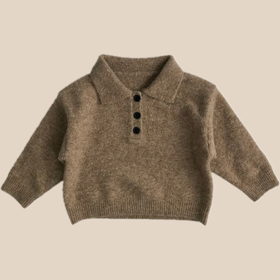 Cozy Kids Polo Shirt Soft and Warm