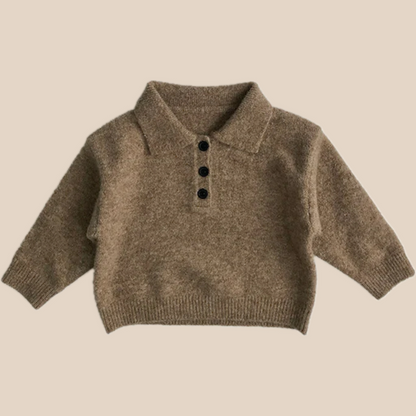 Cozy Kids Polo Shirt Soft and Warm