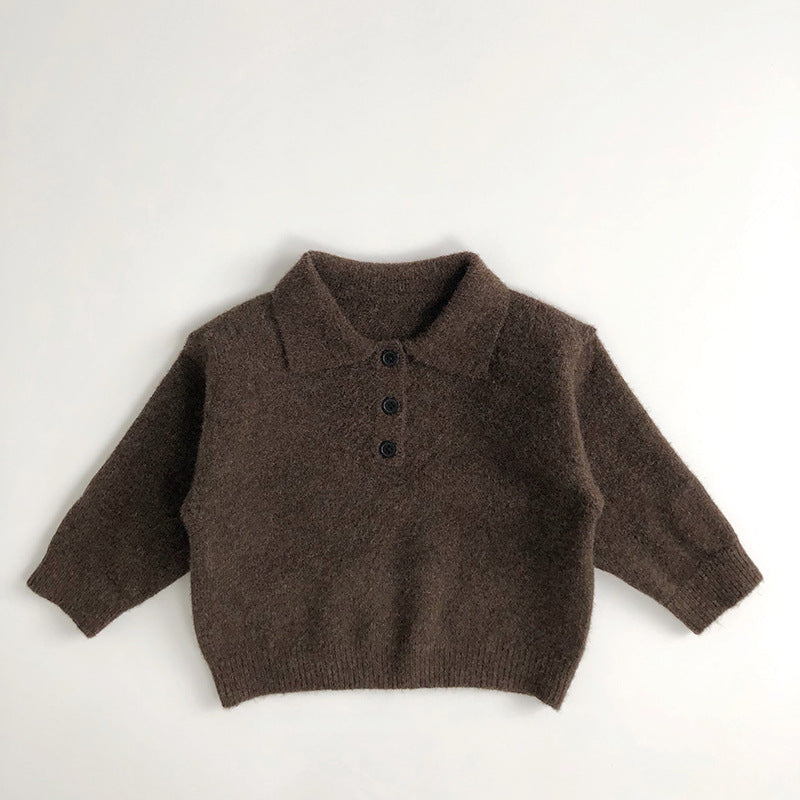 Cozy Kids Polo Shirt Soft and Warm