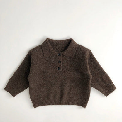 Cozy Kids Polo Shirt Soft and Warm