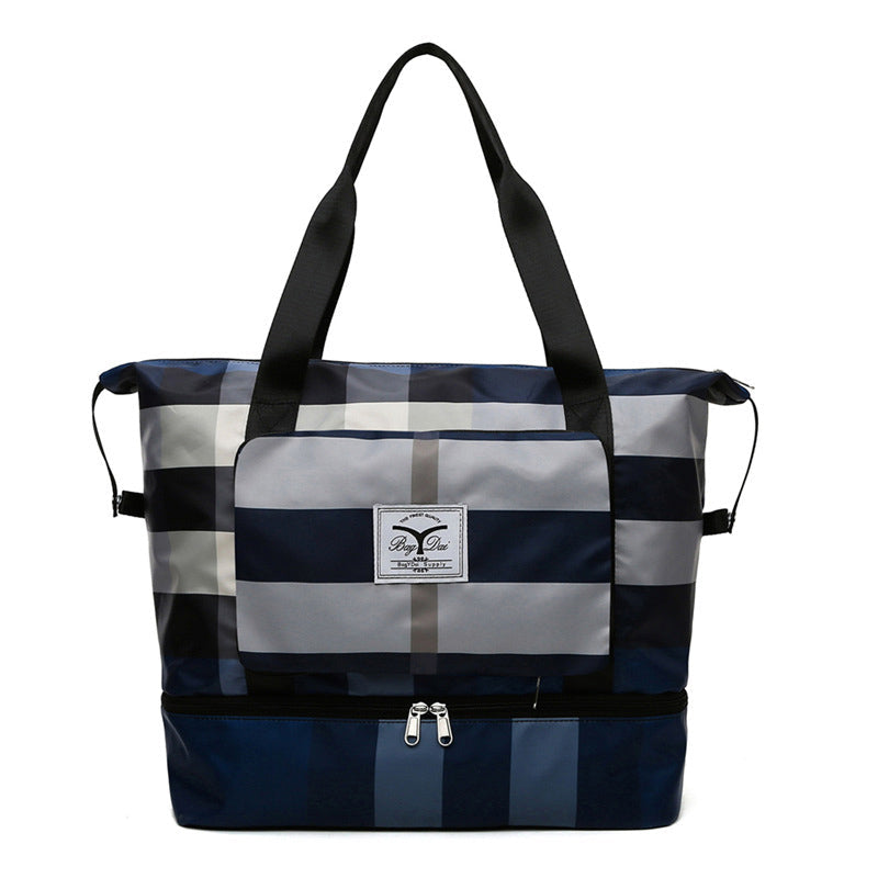Befez | Classic Plaid Luggage Bag Extra Large